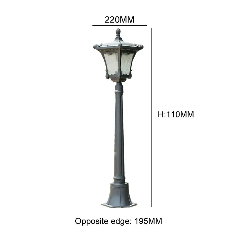 1.1M Led Outdoor Lawn Outdoor Garden Courtyard Community Landscape European Waterproof Grass Lamp - Image 8