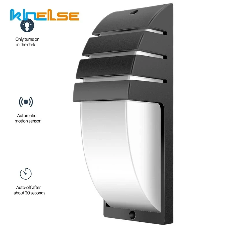 10W 18W LED Wall Light Waterproof Porch Light Modern LED Wall Lamp Radar Motion Sensor Courtyard Garden Outdoor Light AC90~260V - Image 2