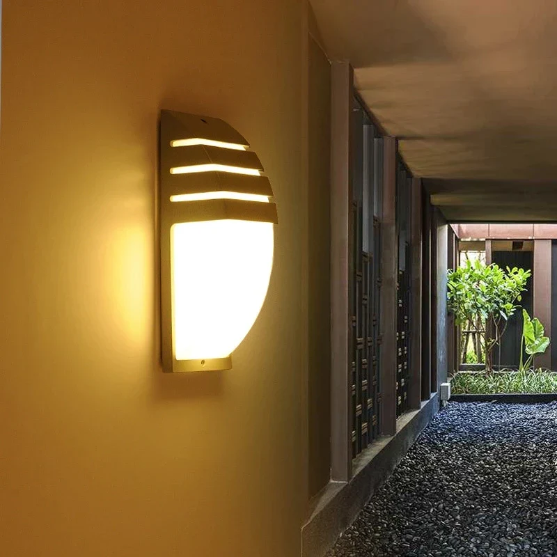 10W 18W LED Wall Light Waterproof Porch Light Modern LED Wall Lamp Radar Motion Sensor Courtyard Garden Outdoor Light AC90~260V - Image 3