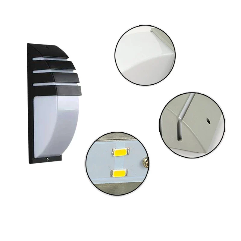 10W 18W LED Wall Light Waterproof Porch Light Modern LED Wall Lamp Radar Motion Sensor Courtyard Garden Outdoor Light AC90~260V - Image 5