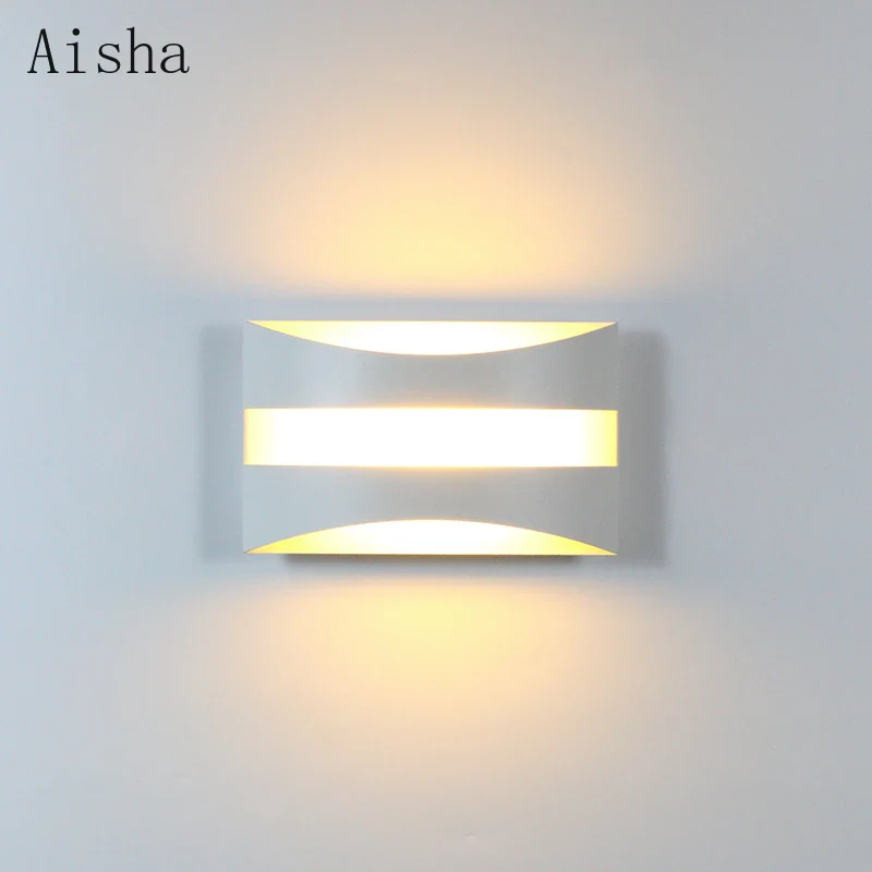 10W LED Wall Lamp Wrought Iron Wall Light Indoor Corridor Staircase Living Room Bedroom Bedside Decorative Lighting - Image 2