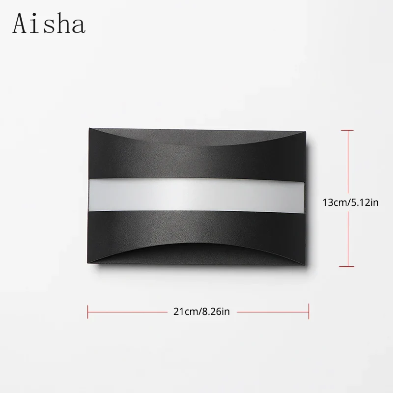 10W LED Wall Lamp Wrought Iron Wall Light Indoor Corridor Staircase Living Room Bedroom Bedside Decorative Lighting - Image 4
