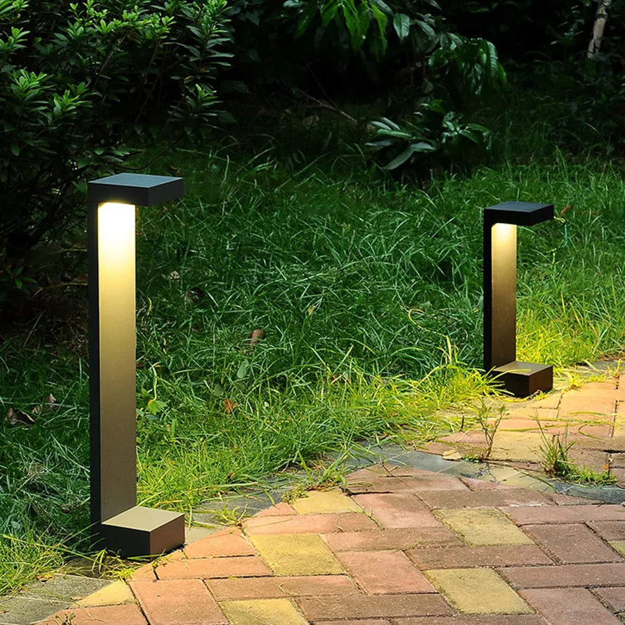 10W Outdoor LED Garden Path Lights Aluminum LED Landscape Bollards Light LED Standing Post Light for Garden Backyard Lawn Decor - Image 2