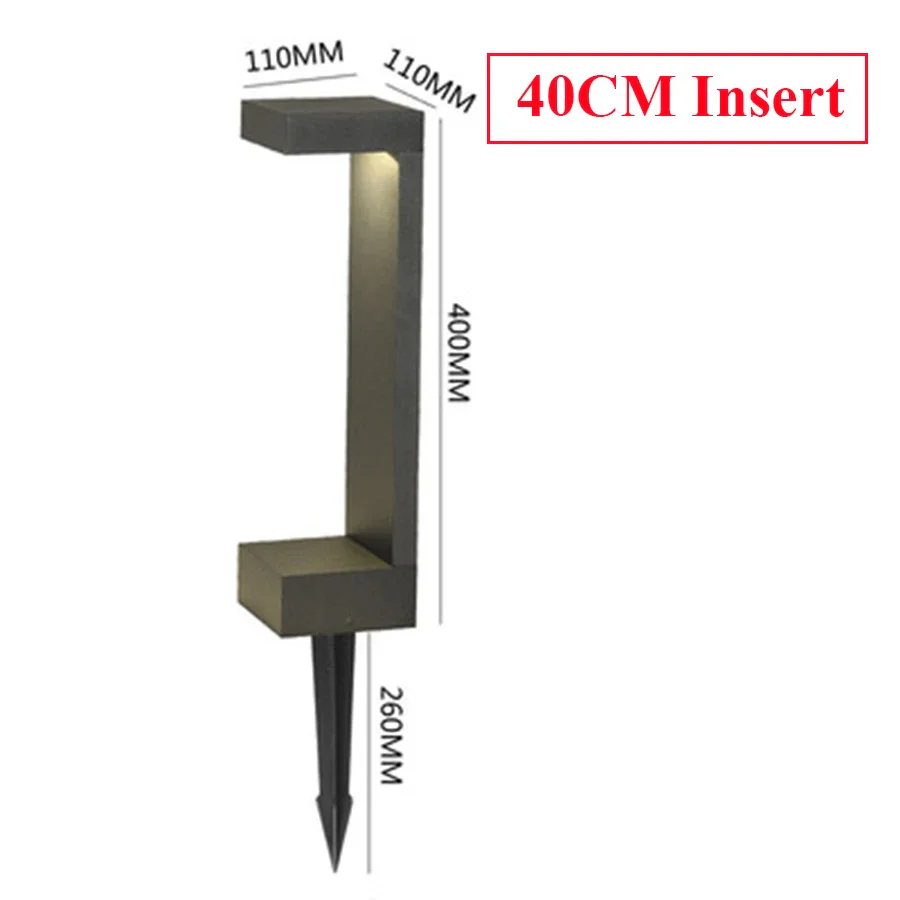 10W Outdoor LED Garden Path Lights Aluminum LED Landscape Bollards Light LED Standing Post Light for Garden Backyard Lawn Decor - Image 9