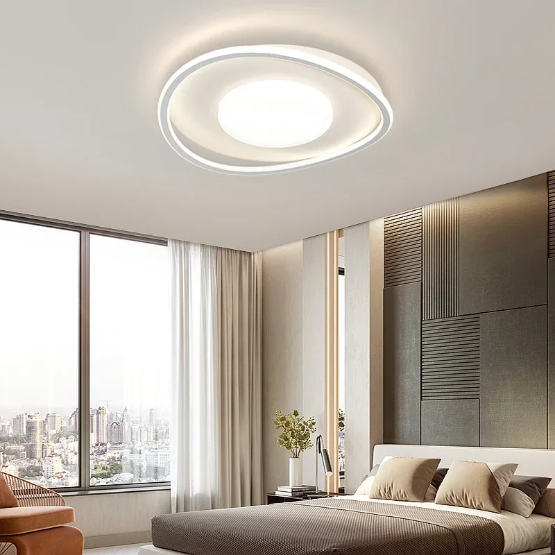 110V220V spectre complet crème vent Protection des yeux atmosphérique salon chambre principale Led plafonnier Packa - Image 2