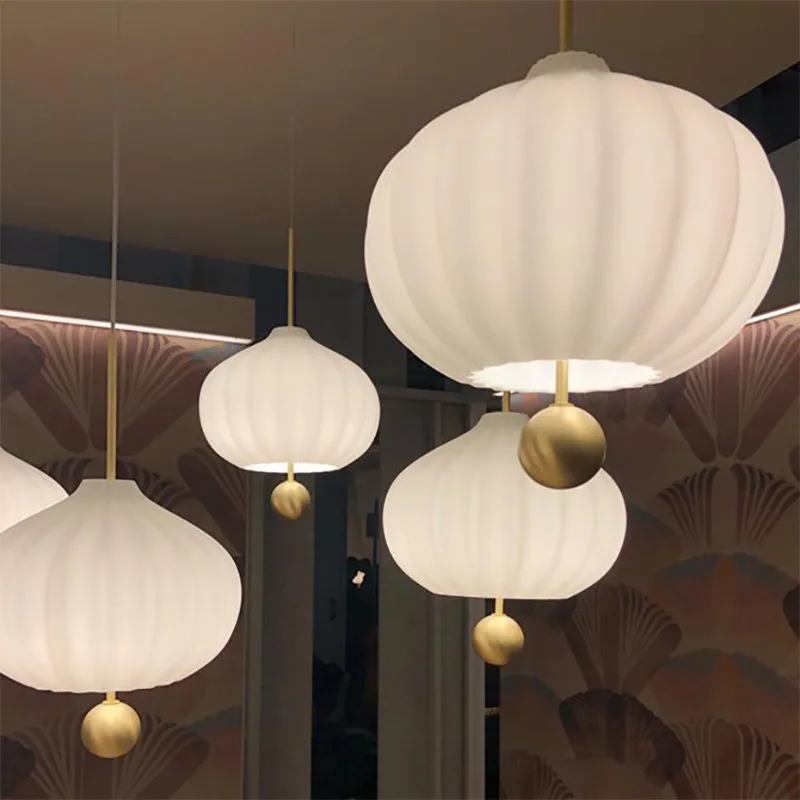(15mai) Suspension moderne LED style chinois forme sphérique Shoutao - Image 6