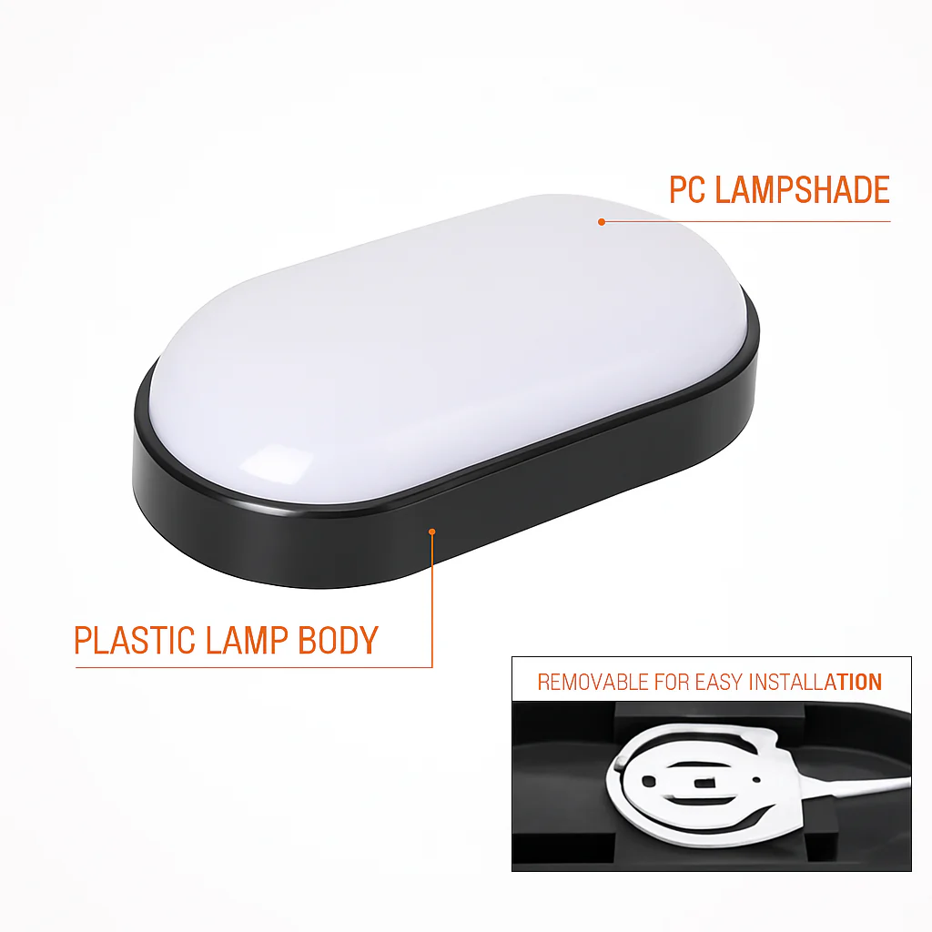 16W/20W Outdoor LED Ceiling Lamp Motion Sensor IP65 Waterproof Ceiling Light Porch Corridor Entrance Kitchen Bathroom Lighting - Image 3
