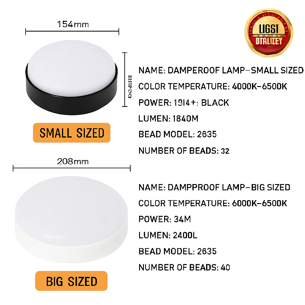 16W/20W Outdoor LED Ceiling Lamp Motion Sensor IP65 Waterproof Ceiling Light Porch Corridor Entrance Kitchen Bathroom Lighting - Image 5