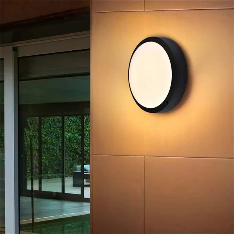 18W Radar capteur de mouvement étanche plafonnier extérieur salle de bains cuisine lumières lampe LED encastré balcon porche luminaires - Image 3