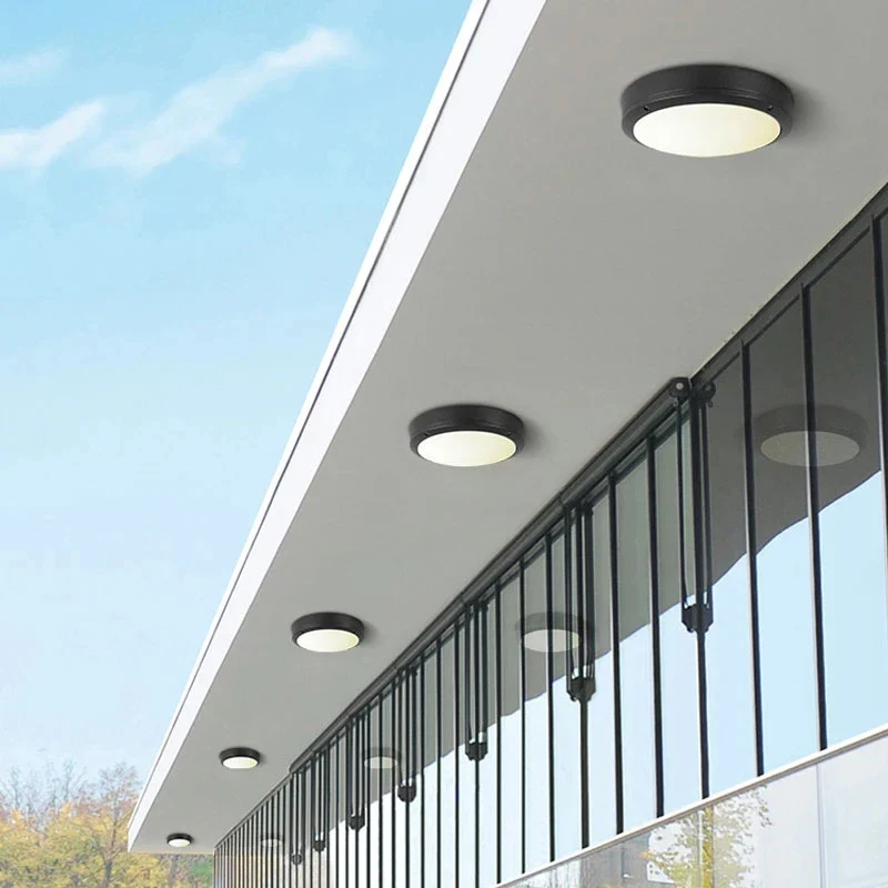 18W Radar capteur de mouvement étanche plafonnier extérieur salle de bains cuisine lumières lampe LED encastré balcon porche luminaires - Image 4