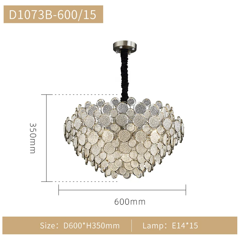 2023 Light Luxury LED Ceiling Chandelier Trend Villa Living Dining Room Pendant Lamp Modern Lustre Bedroom Hanging Light Fixture - Image 10