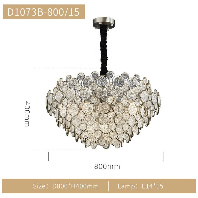 2023 Light Luxury LED Ceiling Chandelier Trend Villa Living Dining Room Pendant Lamp Modern Lustre Bedroom Hanging Light Fixture - Image 7