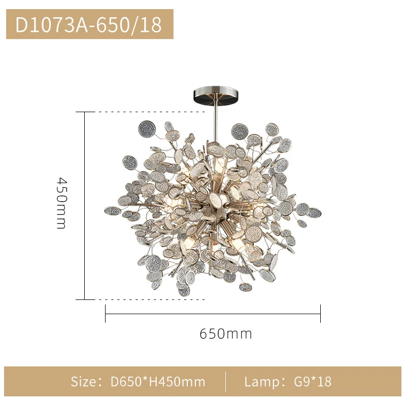 2023 Light Luxury LED Ceiling Chandelier Trend Villa Living Dining Room Pendant Lamp Modern Lustre Bedroom Hanging Light Fixture - Image 9