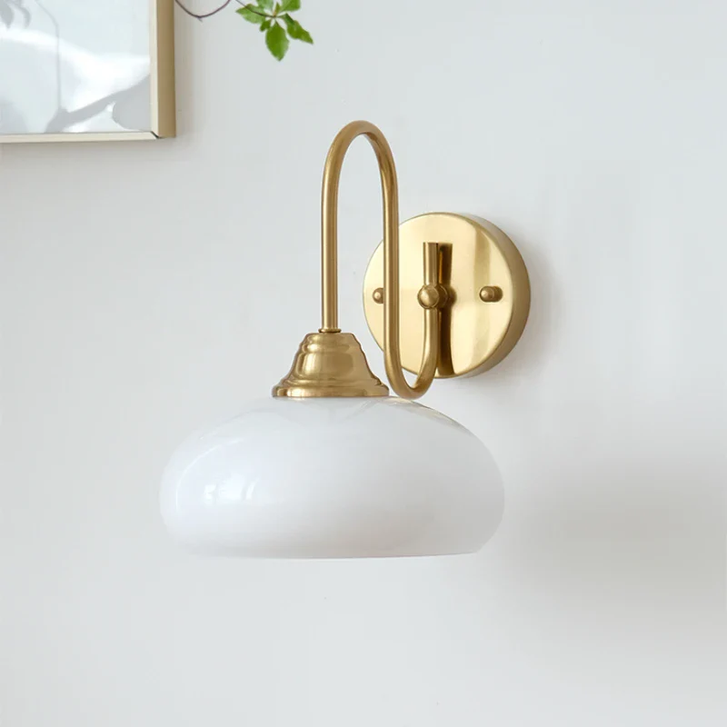 2024 Bauhaus Medieval Modern French Bedroom, Study Room, Living Room Chandelier Designer Nordic Retro Wall Lamp - Image 4