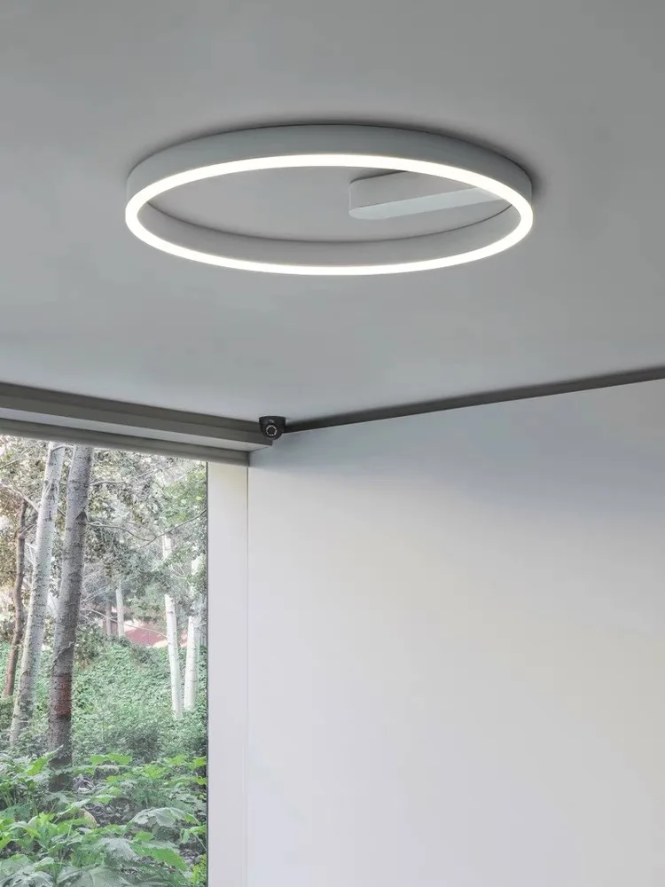 2024 LED ceiling light creative new style bedroom light, living room lighting, modern and simple black white bedroom light - Image 2