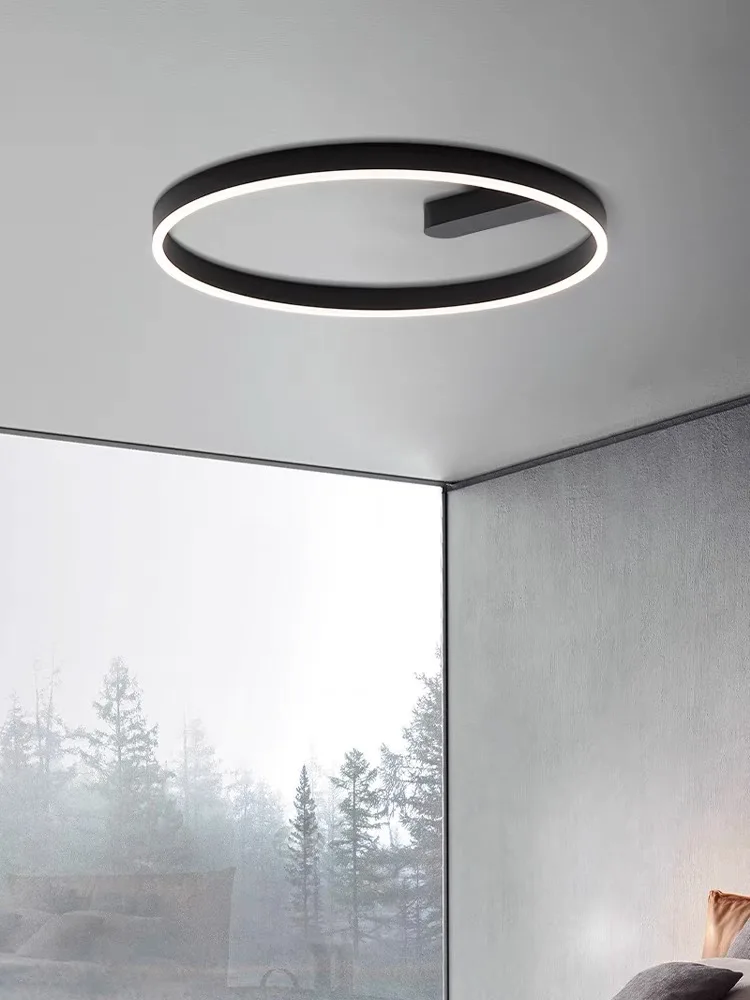 2024 LED ceiling light creative new style bedroom light, living room lighting, modern and simple black white bedroom light - Image 3