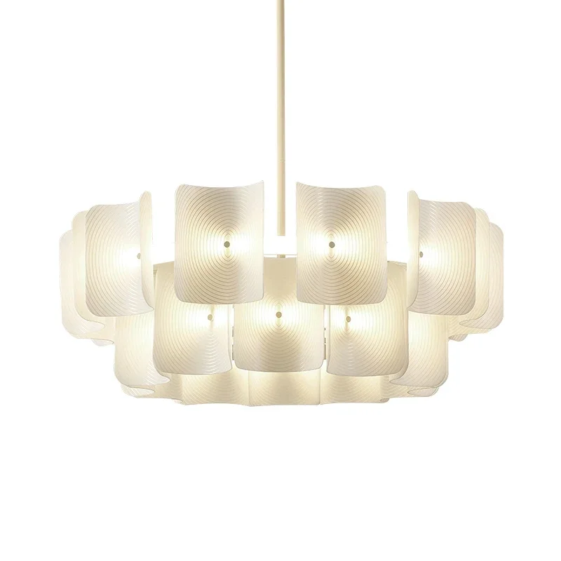 2024 LED Chandeliers Fingerprint Chandelier, Silent Style Eye Protection Living Room Bedroom Luxury Chandelier Home Decoration - Image 6