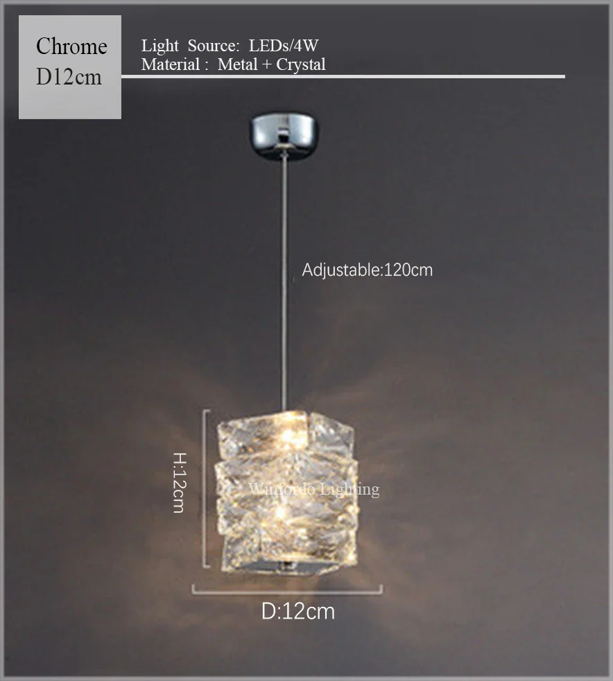 2024 Luxury K9 Crystals Chandelier Led Pendant Lights Steel Luxury Hanging Lamp Fixtures For Home decoration - Image 15