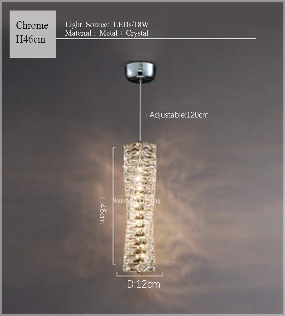 2024 Luxury K9 Crystals Chandelier Led Pendant Lights Steel Luxury Hanging Lamp Fixtures For Home decoration - Image 16