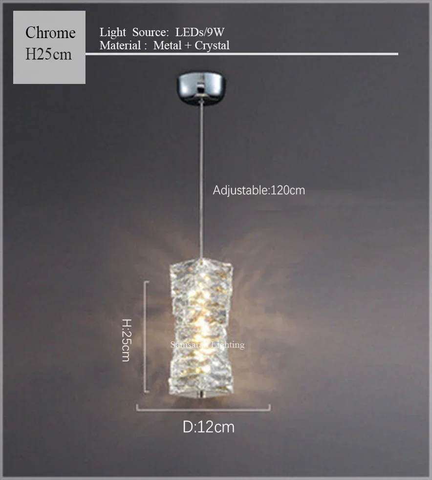 2024 Luxury K9 Crystals Chandelier Led Pendant Lights Steel Luxury Hanging Lamp Fixtures For Home decoration - Image 17