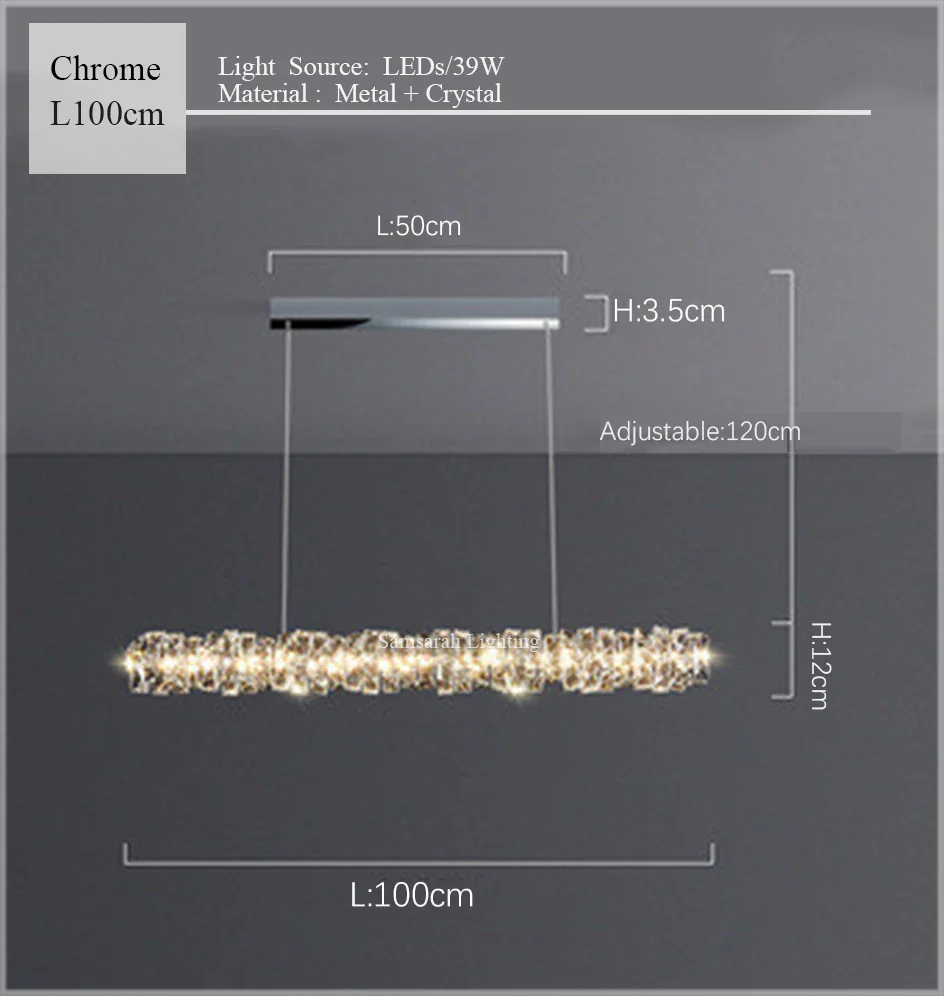2024 Luxury K9 Crystals Chandelier Led Pendant Lights Steel Luxury Hanging Lamp Fixtures For Home decoration - Image 19