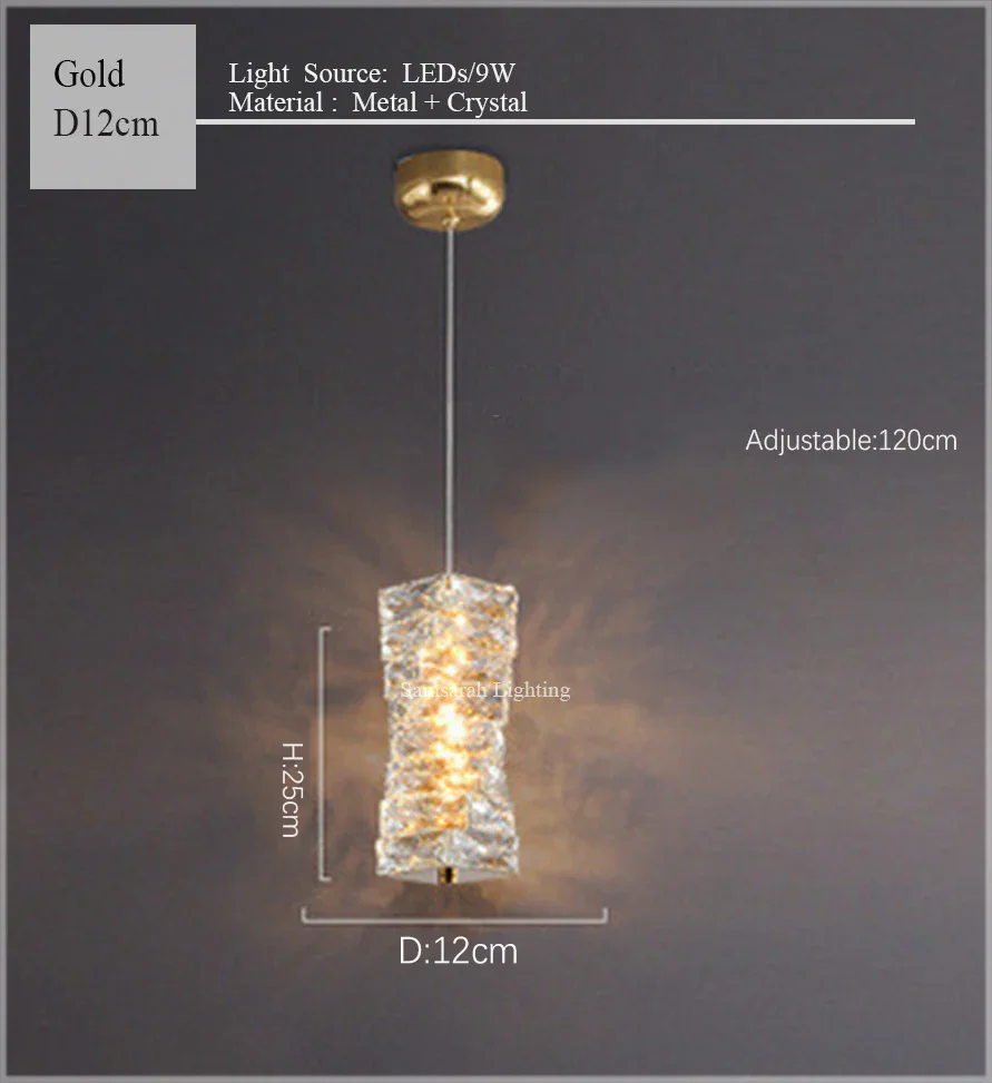 2024 Luxury K9 Crystals Chandelier Led Pendant Lights Steel Luxury Hanging Lamp Fixtures For Home decoration - Image 23