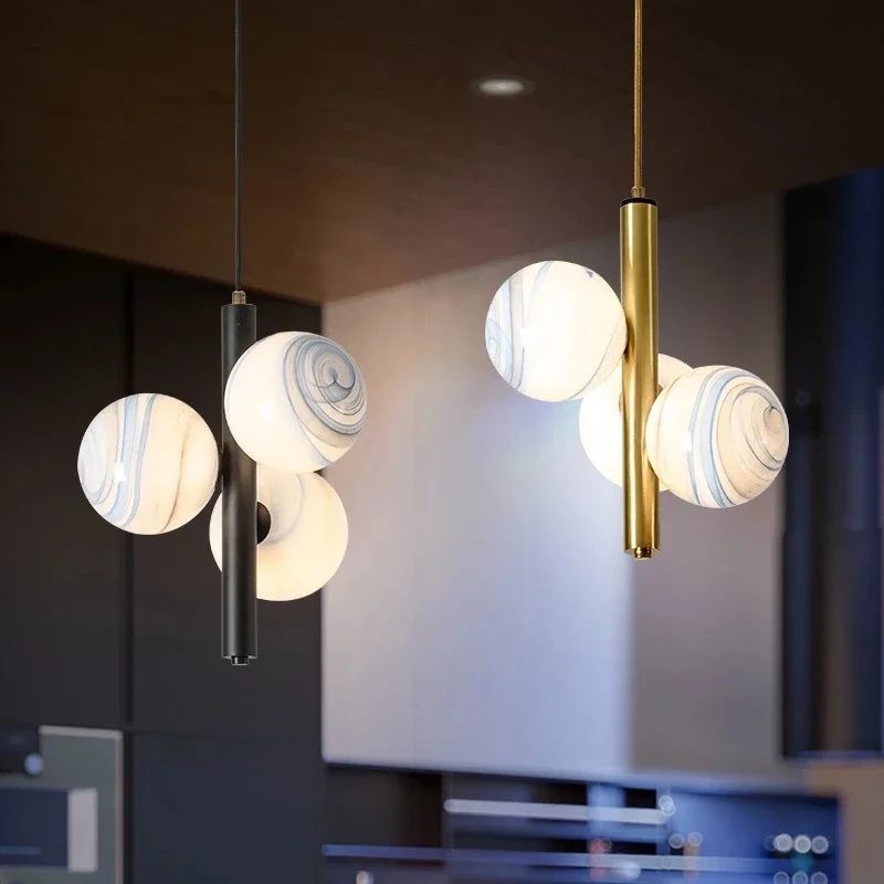 2024 Modern LED Chandelier droplight Modern Nordic Style Ceiling Hanging lamp Dining Room Bedroom Bedside Pendant Lamp - Image 3