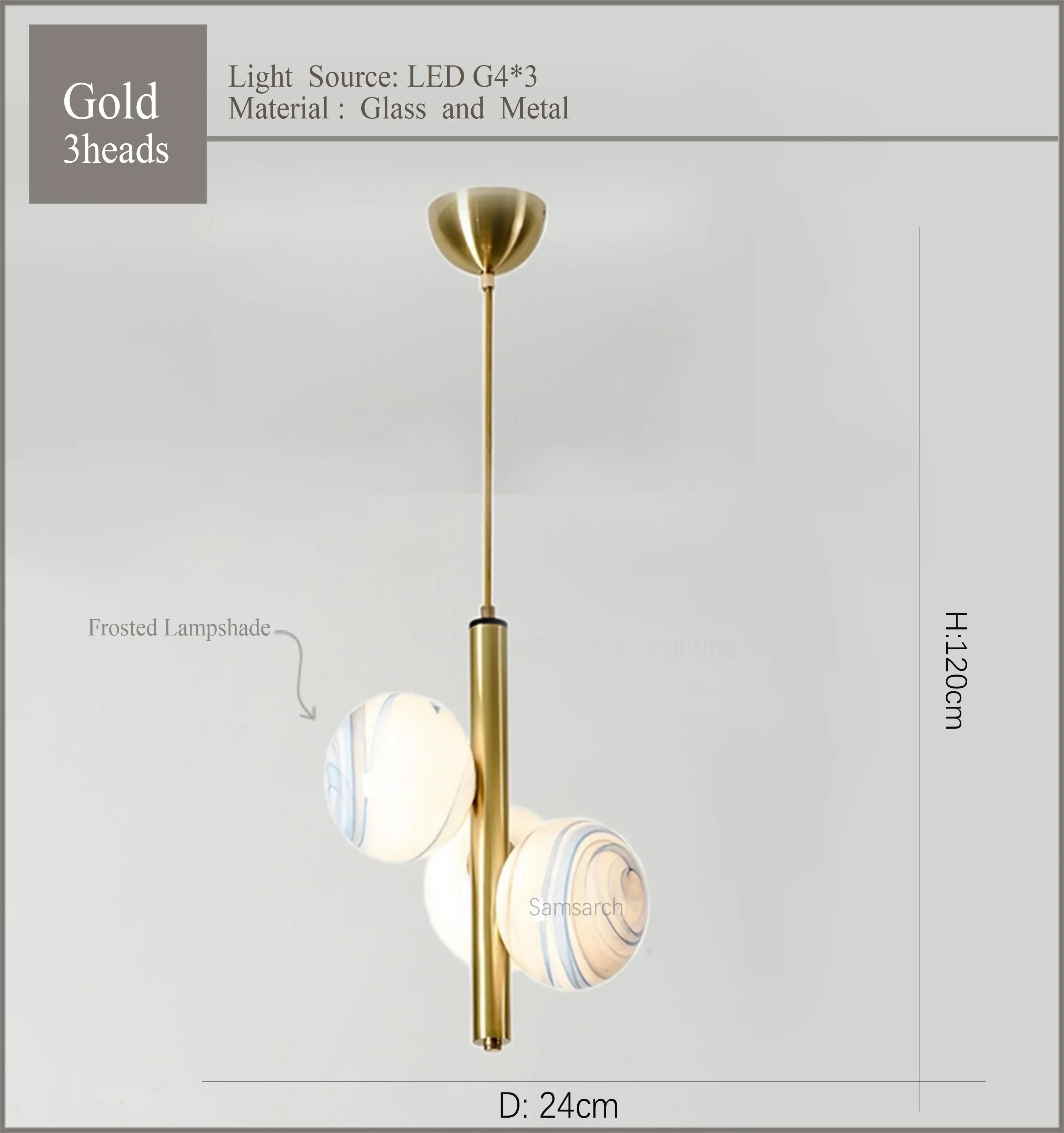 2024 Modern LED Chandelier droplight Modern Nordic Style Ceiling Hanging lamp Dining Room Bedroom Bedside Pendant Lamp - Image 7