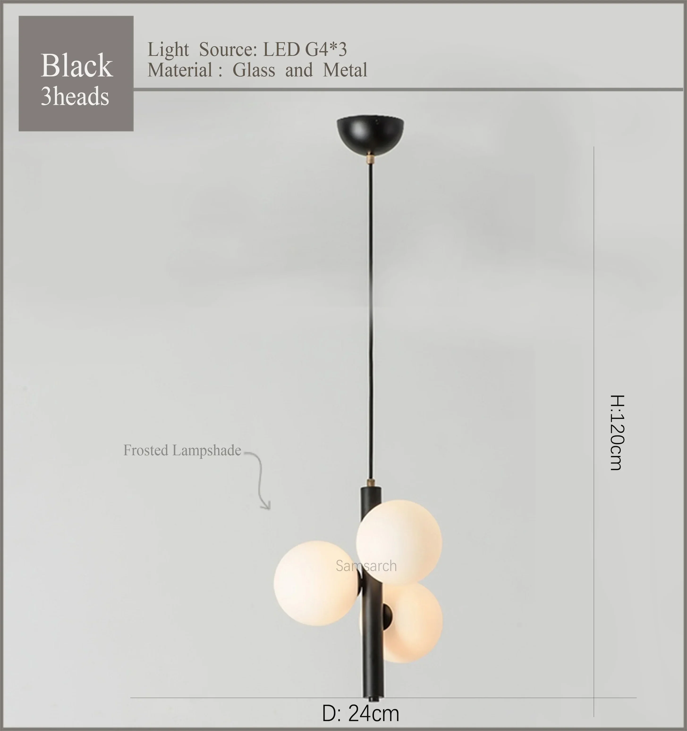 2024 Modern LED Chandelier droplight Modern Nordic Style Ceiling Hanging lamp Dining Room Bedroom Bedside Pendant Lamp - Image 8