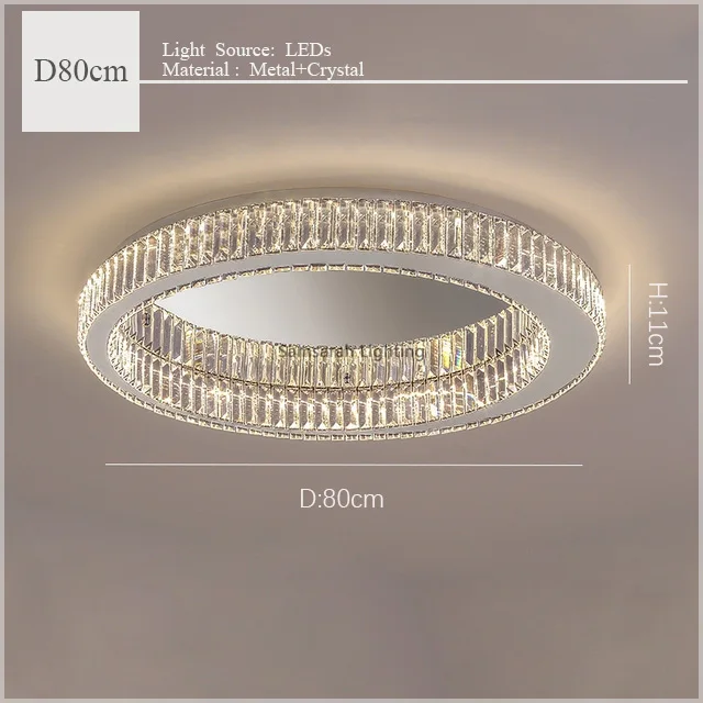 2024 Originality Personality Luxury Crystal Chandelier Lighting For Living Room Bedroom Study Crystal Ceiling Lamp - Image 12