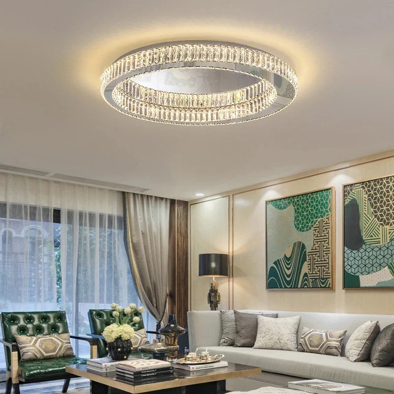 2024 Originality Personality Luxury Crystal Chandelier Lighting For Living Room Bedroom Study Crystal Ceiling Lamp - Image 5