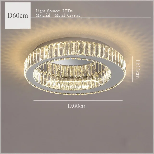 2024 Originality Personality Luxury Crystal Chandelier Lighting For Living Room Bedroom Study Crystal Ceiling Lamp - Image 8