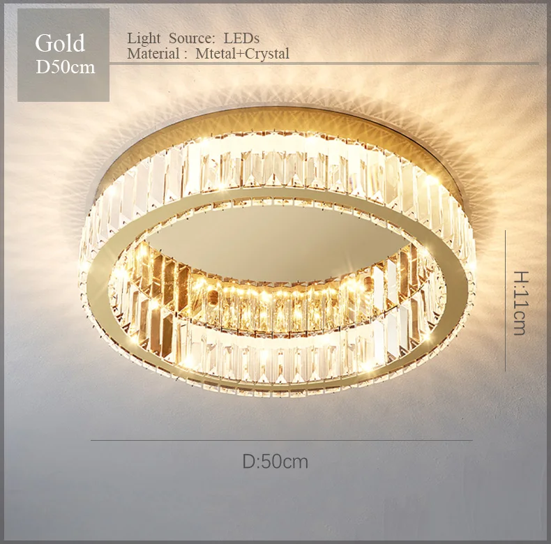 2024 Originality Personality Luxury Crystal Chandelier Lighting For Living Room Bedroom Study Crystal Ceiling Lamp - Image 9