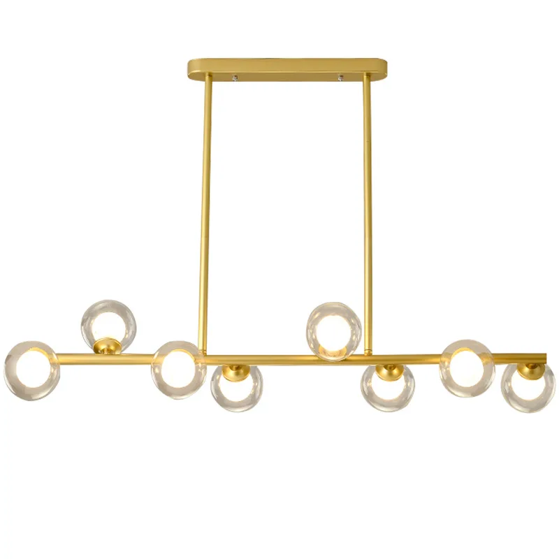 2024Modern LED Chandelier Black and Gold Long Glass Ball Chandeliers for Living Room Dinning Room Lustre,Samsarah Lighting - Image 6