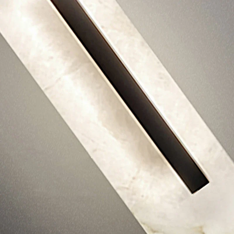 40CM High Natural Marble Wall Lamp Led Postmodern Living Room Bedroom Home Decor Light Luxury Bedside Hallway Sconce - Image 6