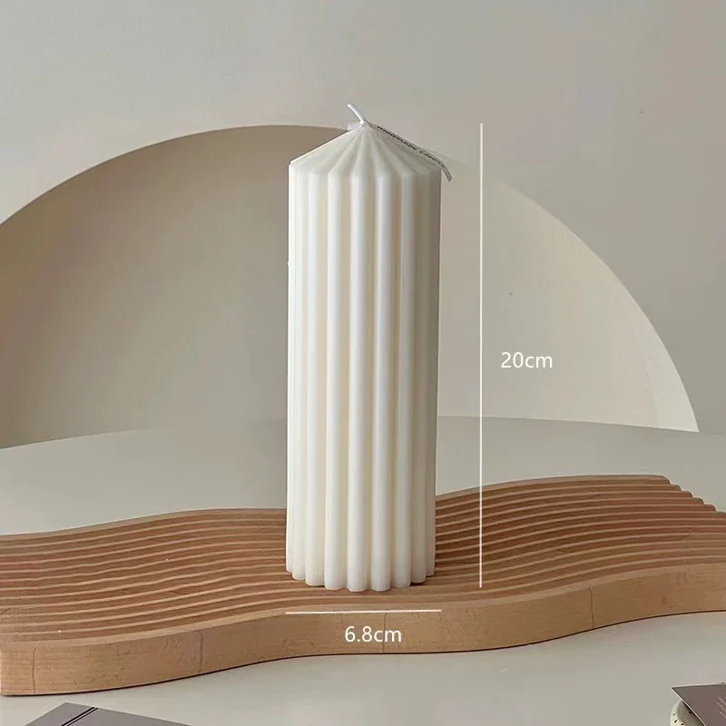 accessoires de décoration moderne bougies parfumées géométriques de luxe - Image 7