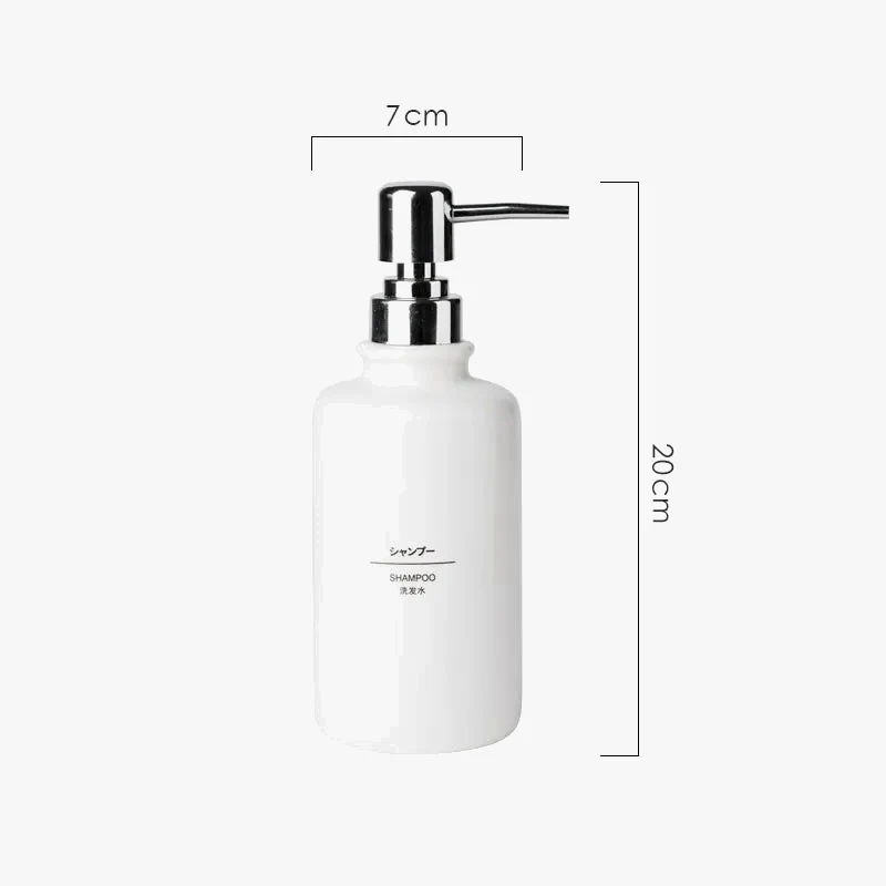 accessoires de salle de bain en céramique blanche design nordique - Image 10