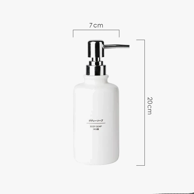 accessoires de salle de bain en céramique blanche design nordique - Image 7