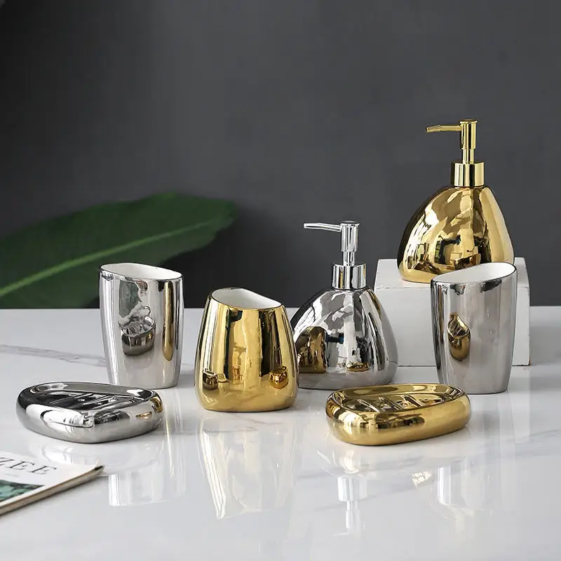 accessoires de salle de bain en céramique pour décoration intérieure - Image 2