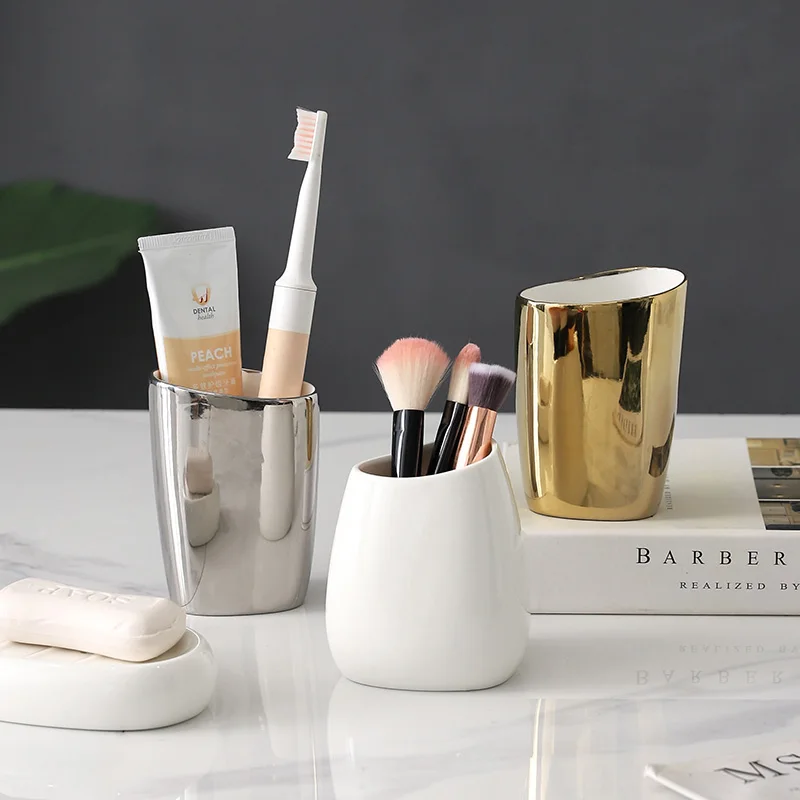 accessoires de salle de bain en céramique pour décoration intérieure - Image 3