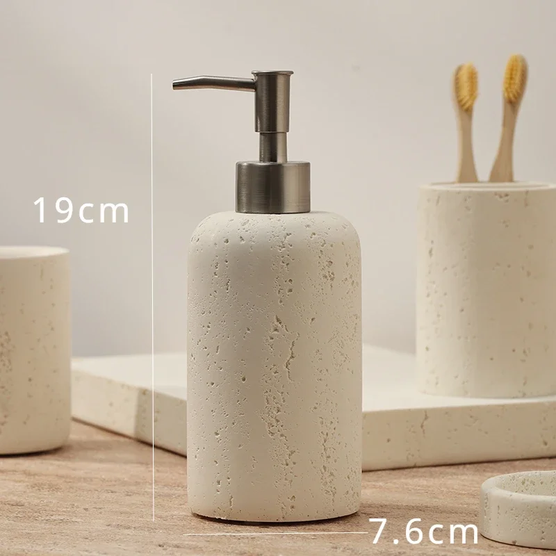 accessoires de salle de bain en grès pour rangement et décoration - Image 10