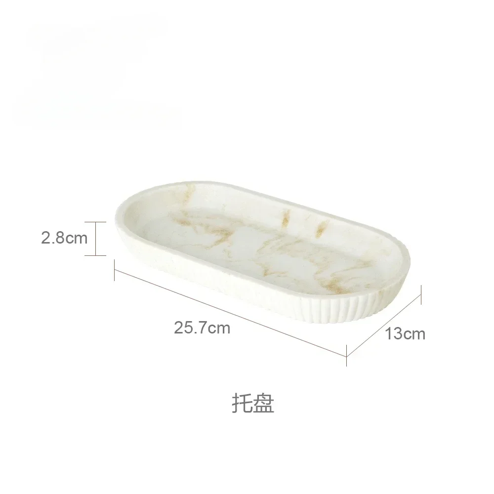 accessoires de salle de bain en grès pour rangement et décoration - Image 16
