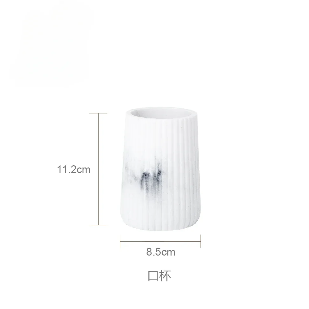 accessoires de salle de bain en grès pour rangement et décoration - Image 24