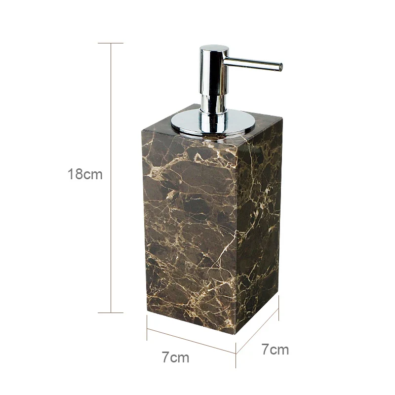 accessoires de salle de bain en marbre naturel ensemble luxe - Image 20
