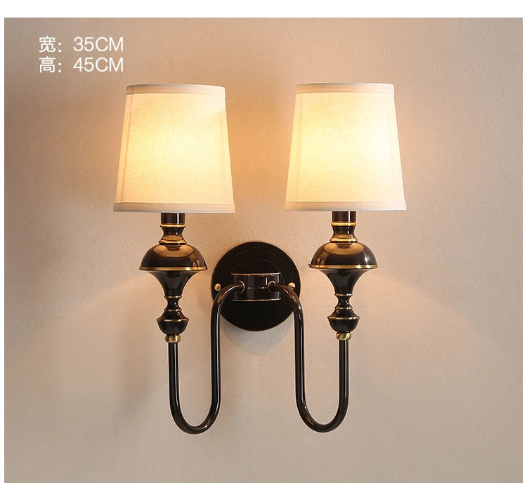 All copper wall lamp living room background wall lamp bedroom headboard staircase hallway copper wall lamp - Image 4