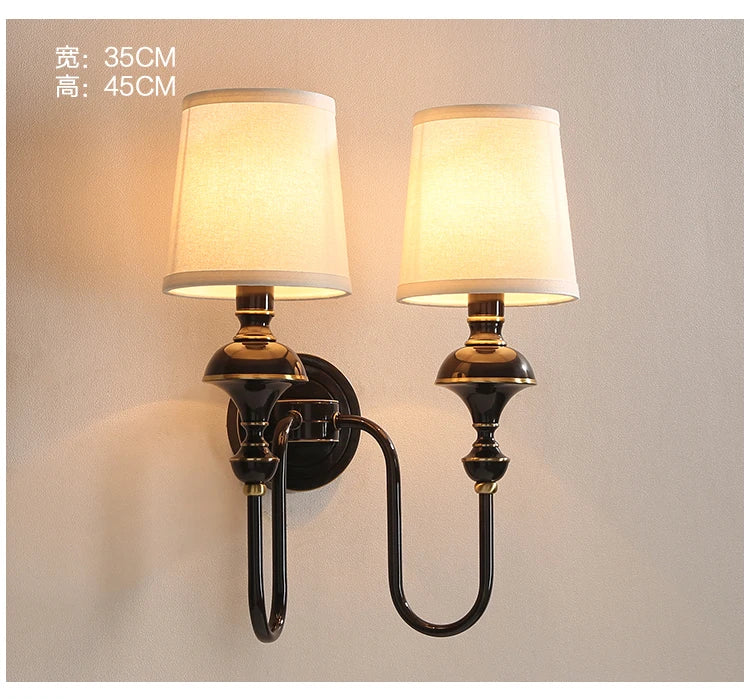All copper wall lamp living room background wall lamp bedroom headboard staircase hallway copper wall lamp - Image 8