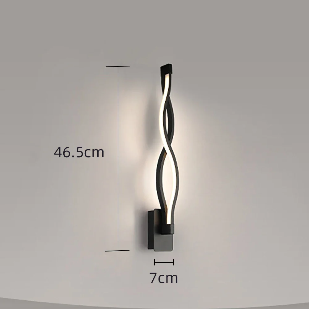 Applique chambre lampe moderne minimaliste escalier allée couloir balcon lampe salon fond applique AC85-265V - Image 12