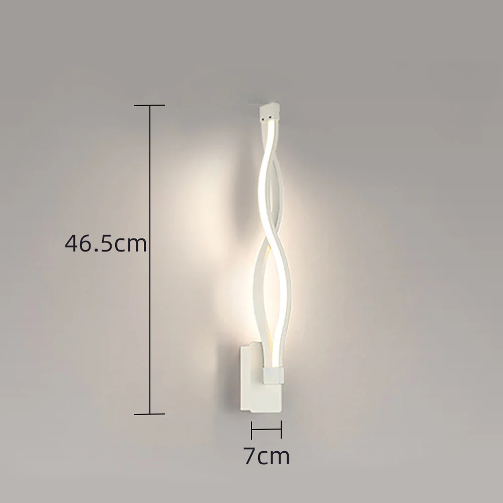 Applique chambre lampe moderne minimaliste escalier allée couloir balcon lampe salon fond applique AC85-265V - Image 13