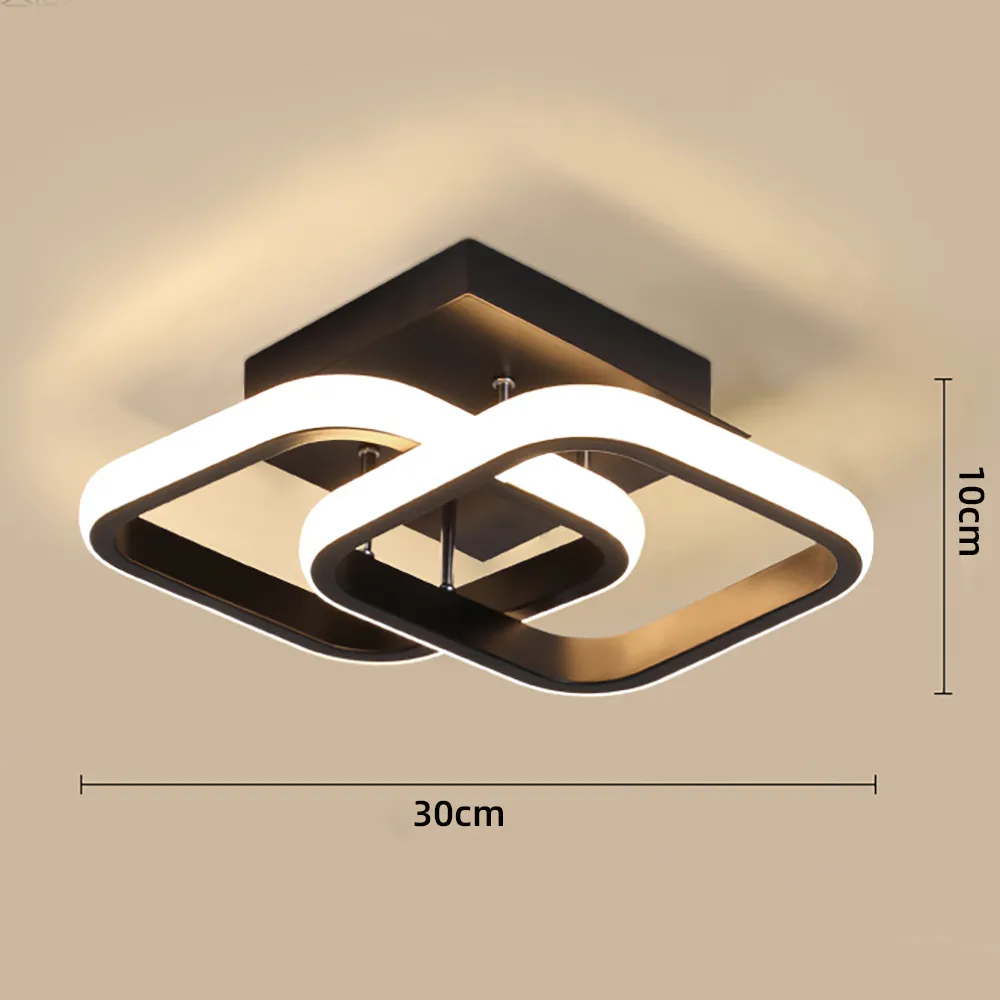 Applique chambre lampe moderne minimaliste escalier allée couloir balcon lampe salon fond applique AC85-265V - Image 9