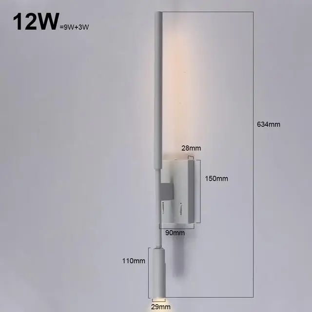 applique led moderne pour décoration canapé - Image 7